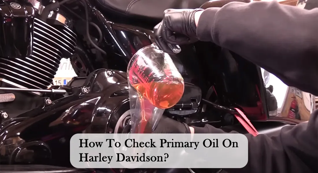 How To Check Primary Oil On Harley Davidson